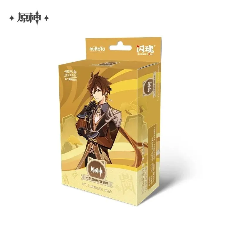 Original Genshin Impact Card Genius Invokation TCG Battle Card Hu Tao Raiden Shogun Anime Character Collection Card Kid Toy Gift — image 29