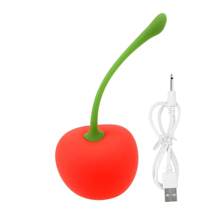 Vibromasseur érotique cerise pour femmes, stimulateur de Clitoris et de mamelon, boules vaginales, Plug Anal, masturbateur féminin, jouets sexuels sans fil pour adultes