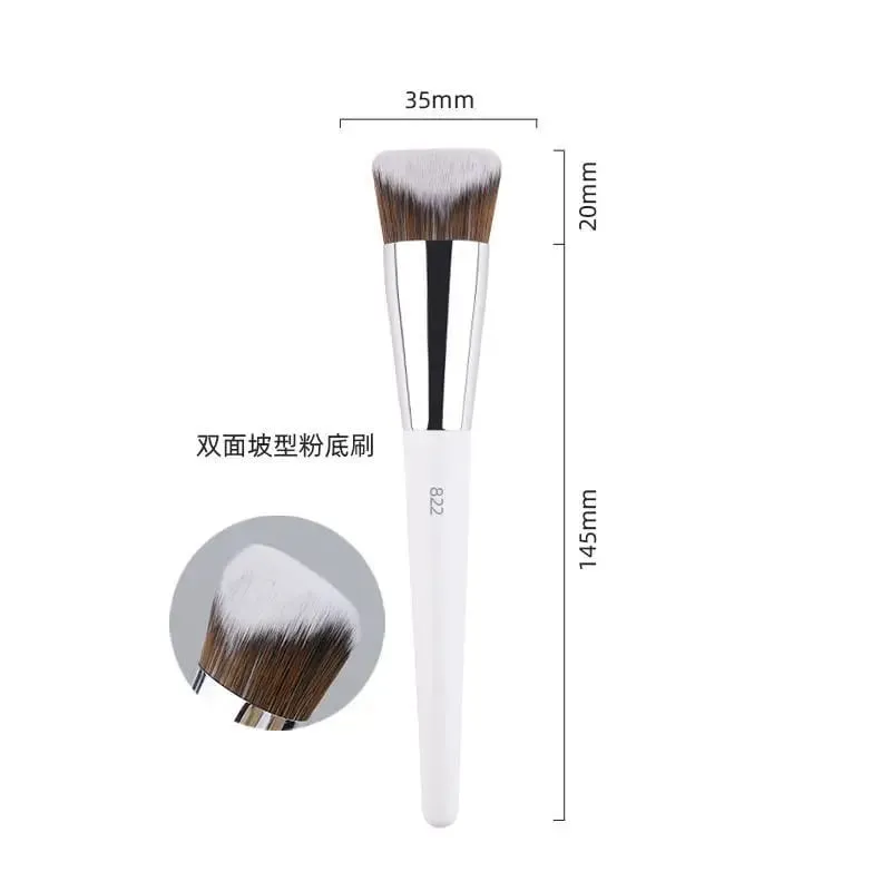 1pc White Powder Makeup Brushes 3D Liquid Foundation Base Make up Brush Eyeshadow blending Detail Face Eye Concealer Beauty tool — image 29