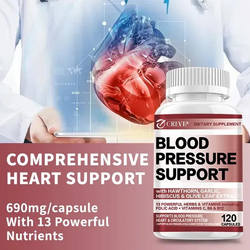 Blood Pressure Supplement - Supports Balanced Blood Pressure Levels and Promotes Heart and Brain Health — image 3