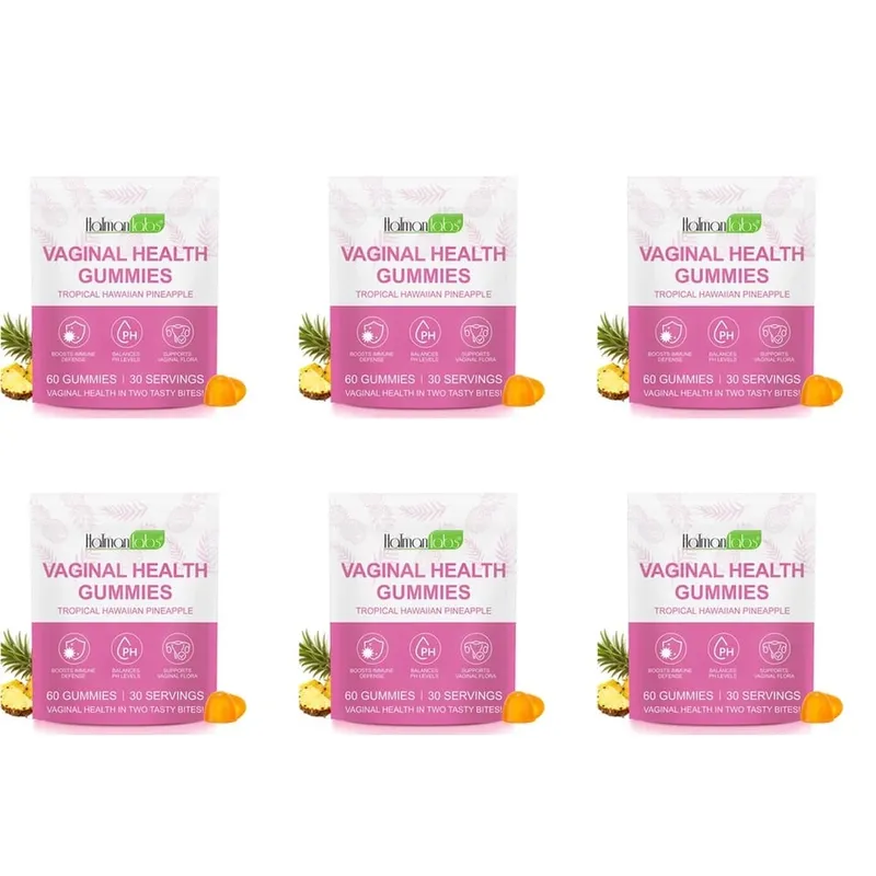 HolmanLabs Vaginal Health Gummies avec vitamine C et probiotiques soutiennent la flore vaginale aide à équilibrer les niveaux de pH 60 Gummies — image 12