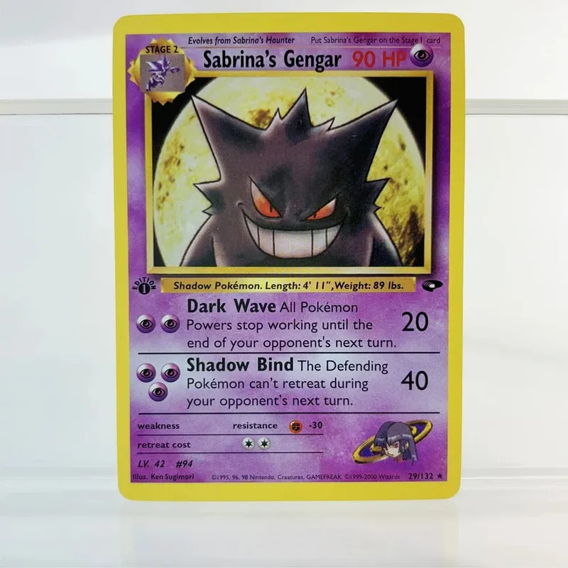 PKM Foil Proxy Card GENGAR&MIMIKYU GX DARK GENGAR Hobbies Game Collection Battle The best gift PTCG Card — image 12