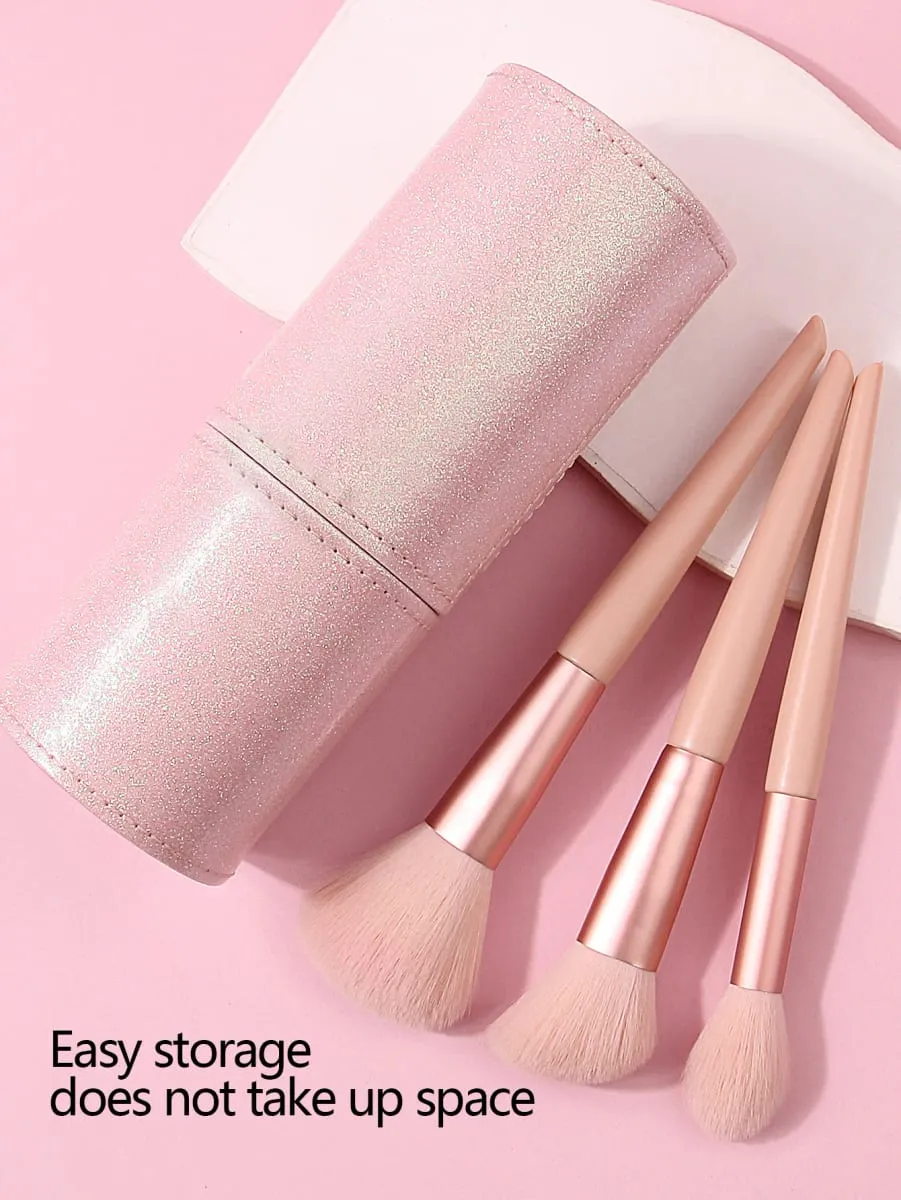 New 13 Pcs/set In Barrels Makeup Brushes Set Powder Foundation Blush Contour Eyeshadow Brow Lashes Cosmetic Brushes Beauty Tools — image 4