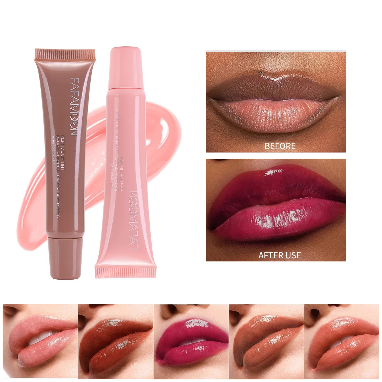Moisturizing Mirror Lip Gloss Lip Plumper Makeup Nutritious Liquid Lipstick Transparent Mineral Lip Oil Beauty Cosmetic New — image 3