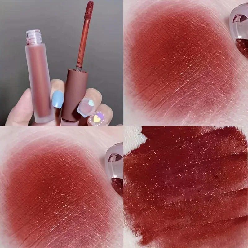 Herorange Velvet Matte Lip Mud Low Saturation Waterproof Long Lasting Non-Sticky Cup Lip Makeup — image 9