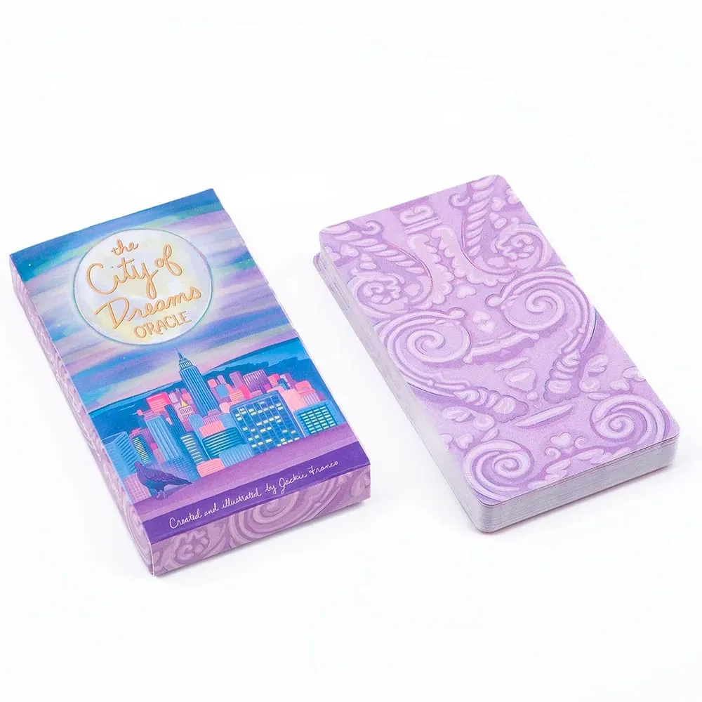 The City of Dreams Oracle 35 Cards Board Game with Hand-illustrated Pastel Scenes Sweet and Supportive English Visions 10.3*6cm — image 3