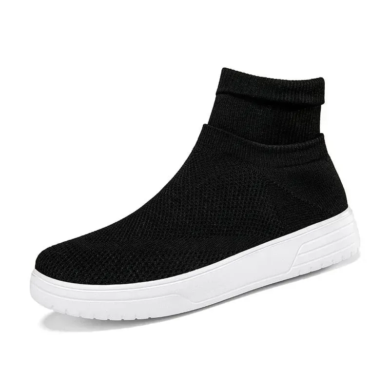 Sock Shoes for Men Spring 2026 New Couple Socks Breathable Mesh High Top Casual Shoes for Men One Foot Thick Soled Sneakers Men — image 13