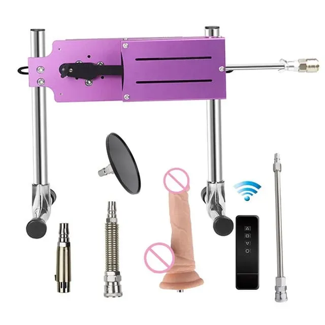 New Sex Machine App & Wired & Wireless Control Turbo Gear Powerful Love Machine with Dildo for Adults Masturbation