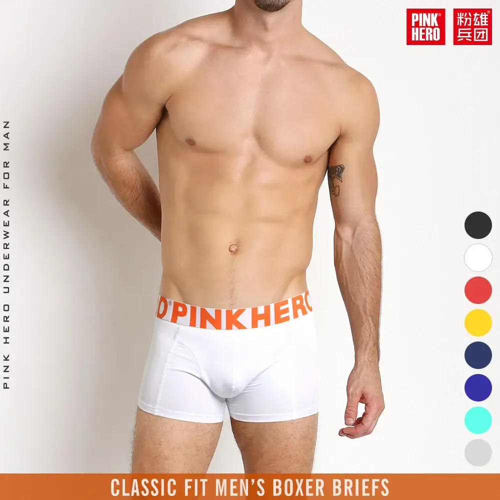 4 Stück PINKHERO Modische Unterhosen für Herren, stilvolle, bequeme und weiche Slips für Herren, Baumwollunterwäsche, Boxershorts, Calzoncillos Hombre — image 2