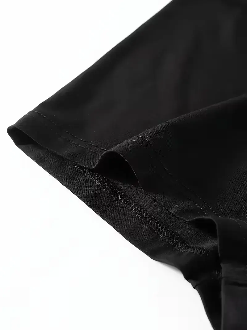 Boxer neri da uomo in fibra di bambù da 2 pezzi, sottili, ad asciugatura rapida, morbidi e confortevoli, boxer casual quotidiani, da uomo — image 5
