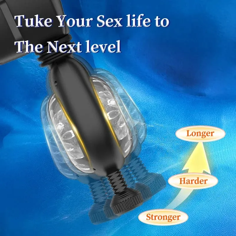 Samurai Belt Rolling Cup Multi Frequency Vibration Thrust 2-in-1 Stimulation Men's Airplane Cup Adult Products Sex Toy — image 2