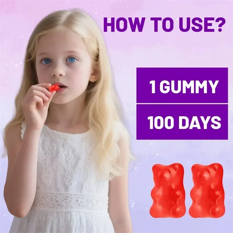Melatonin Gummies 1mg - Children's Sleep Aids Relieves Stress Improves Insomnia Improves Sleep Quality and Deeper Sleep — image 7