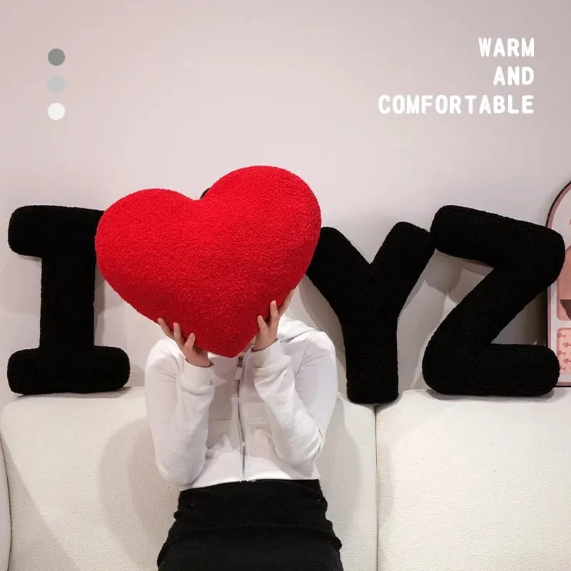 40CM English Letter Throw Pillow Stuff Alphabet Plush Cushion Living Room Sofa Home Decoration Creative Combination pillow — image 3
