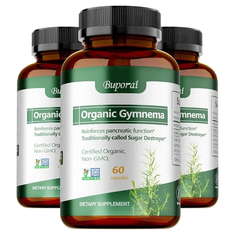 Organic Gymnema - Enhance Pancreatic Function Promote Intestinal Health and Absorption Balance Health Levels Non-GMO — image 11