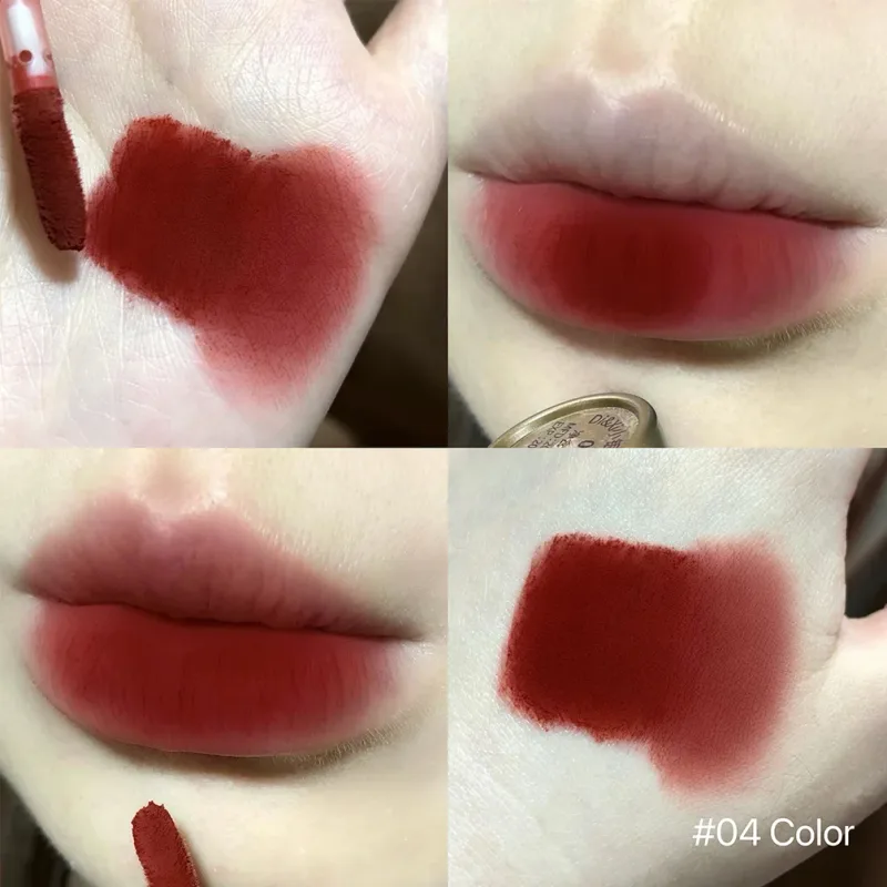 Matte Finish Lip Glaze Velvet Texture Whitening And Nourishing Lipstick For All Skin Types Available In Multi Colors — image 9