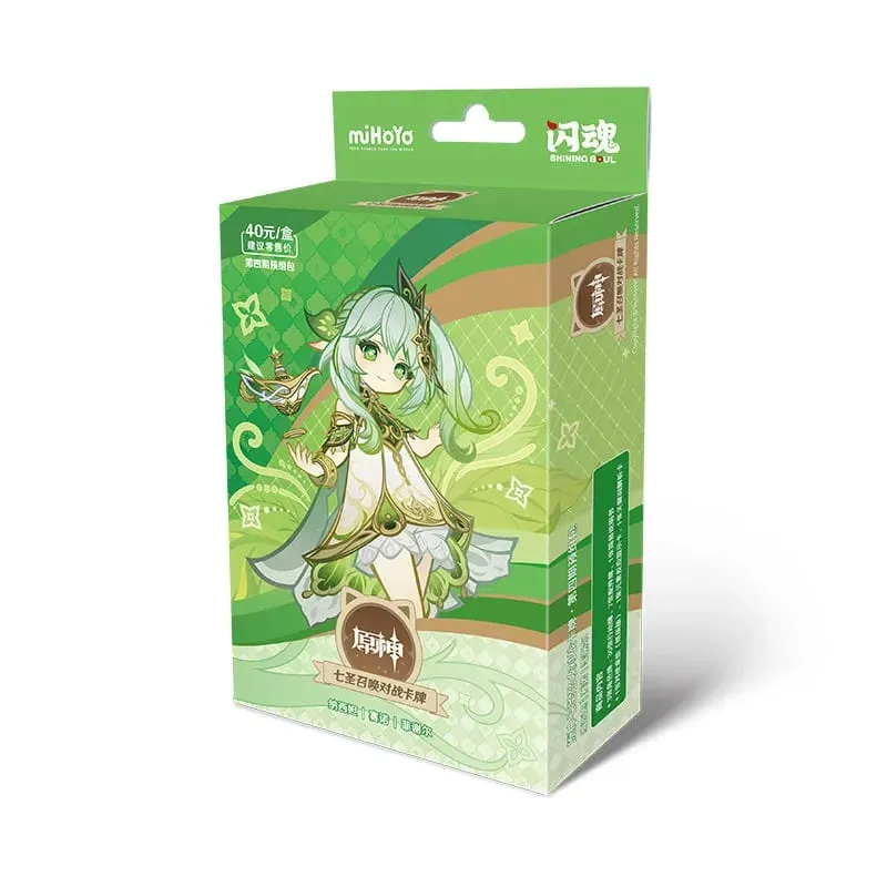 Original Genshin Impact Card Genius Invokation TCG Battle Card Hu Tao Raiden Shogun Anime Character Collection Card Kid Toy Gift — image 13