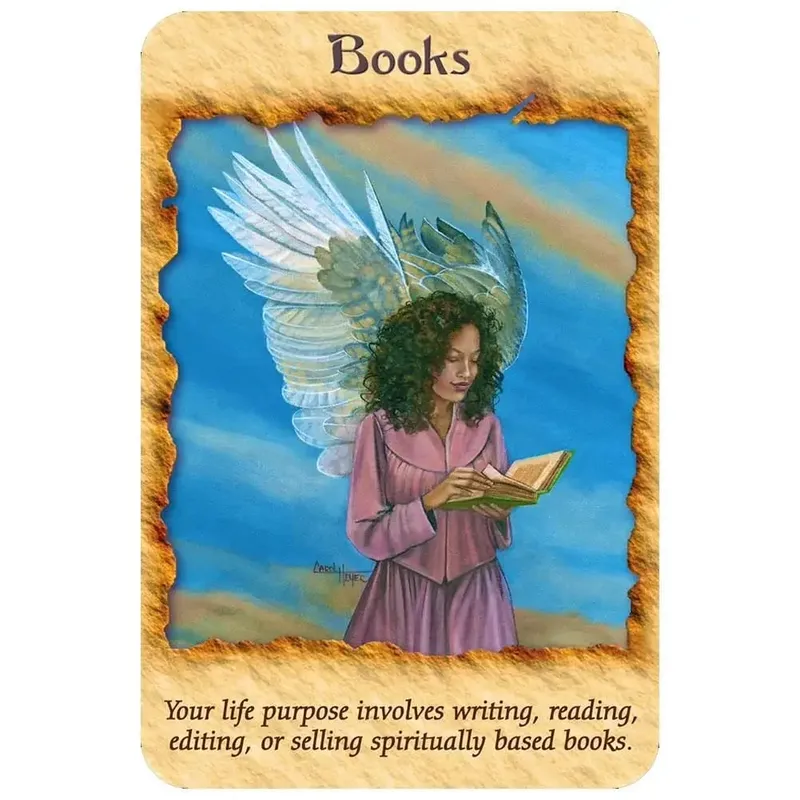 Angel Therapy Oracle cards PDF Guidebook Tarot cards deck board games for family party women kids toys — image 6