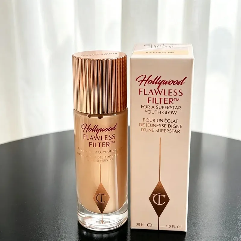 Charlotte Tilbury Lip Stick Liquid Foundation Highlighter Pressed Powder Blush Facial Spot Concealer Foundation Makeup Cosmetics