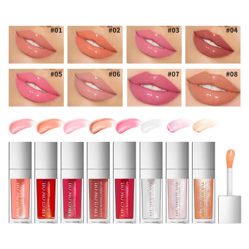 1 Pcs Hydration and Moisturizing Semi Transparent Color Changing Lip Gloss Long Lasting Natural Daily Lips Care Makeup Cosmetics