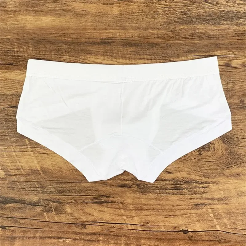 남자의 섹시한 모달 핑크 속옷 간단하고 편안한 U 볼록한 주머니 팬티 낮은 허리 슬림 맞는 플러스 사이즈 남성 속옷 L-XXXL — image 12