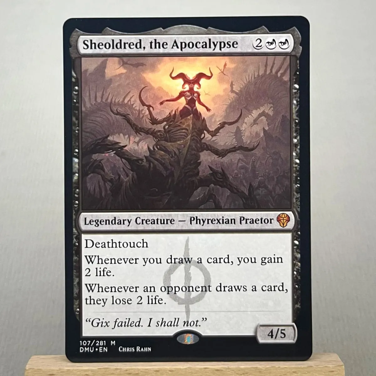 DMU ONE RNA HOLO12-Ⅰ03 TCG Proxy Cards Vampiric Tutor Elesh Norn Mother of Machines Sheoldred the Apocalypse — image 2