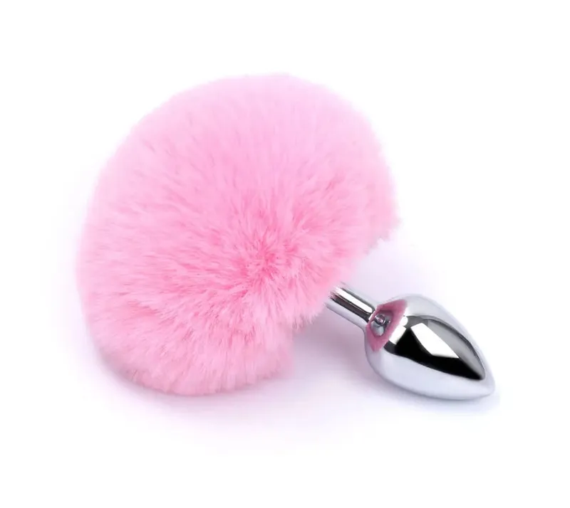 Metal Plush Rabbit Tail Anal Plug Prostate Massager Butt Plug Rabbit Ear BDSM Cosplay Erotic Sex Toys for Women Adults Sex Game — image 9