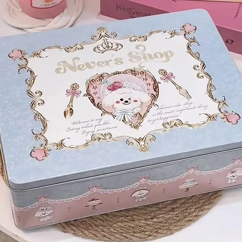 Flowers Know 7th Anniversary Makeup Storage Box Cosmetics Iron Box — image 4