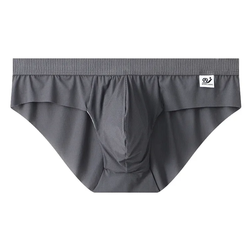 New Arrival Men's Briefs Ice Silk Underwear Seamless Breathable Low Waist Panties Shorts — image 11
