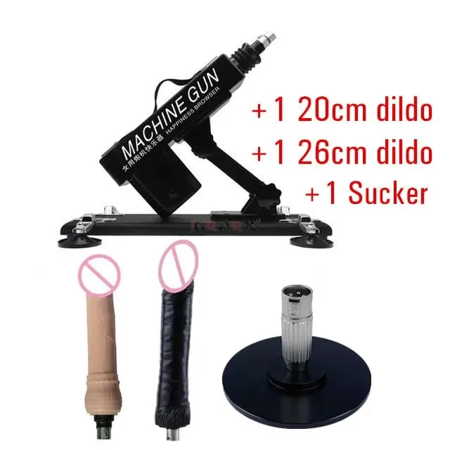 Strong Motor Automatic Vibartor Sex Machine with Dildo Attachments Adjustable Gun Love Machine Sex Toys for Man Women Adult Game — image 29