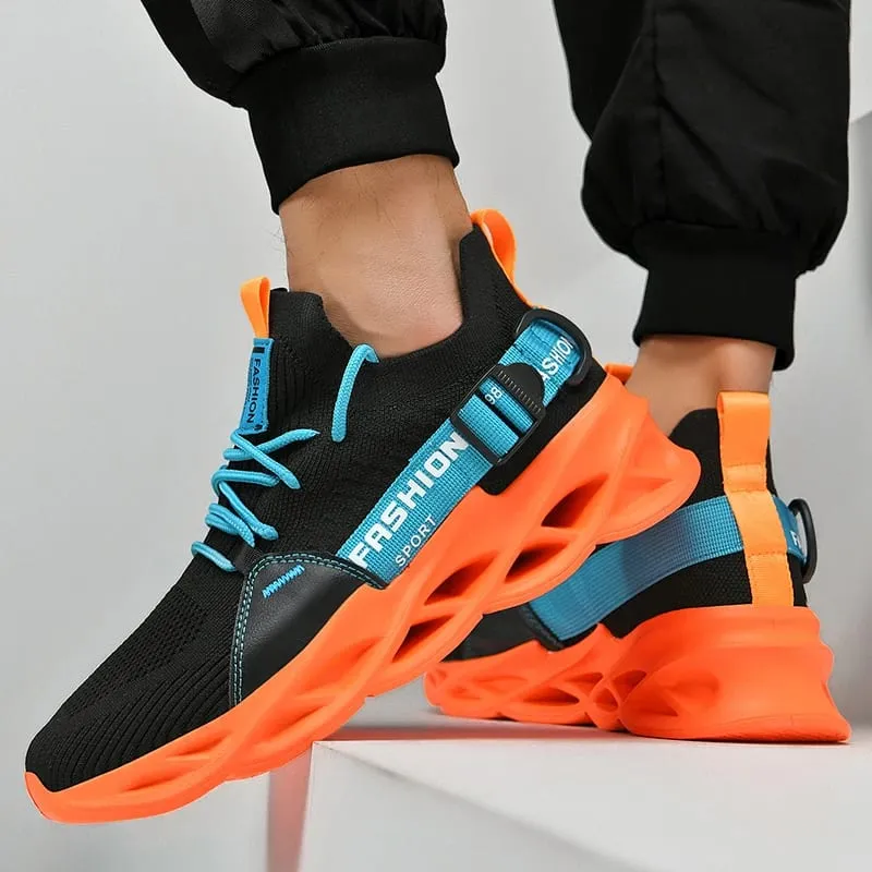 Sneakers Men Mesh Breathable Casual Men Shoes Unisex Light Soft Thick Sole Hole Couple Shoes Athletic Sneakers Women Shoes — image 4