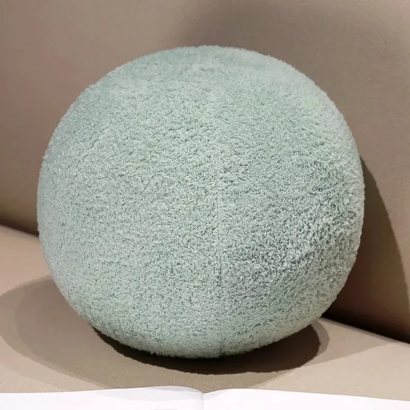 30cm Ins Style Ball Pillow Soft Plush PP Cotton Sofa Pillow Ornament Stuffed Nordic Round Pillow Throw Pillows Home Decoration — image 33