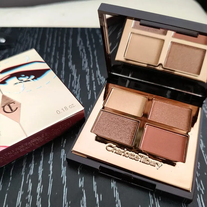 Charlotte Tilbury Brand Makeup 4 Colors Eye Shadow Disc 5.2g Pillow Talk Nature Easy To Color Foundation Eyeshadow Cosmetics