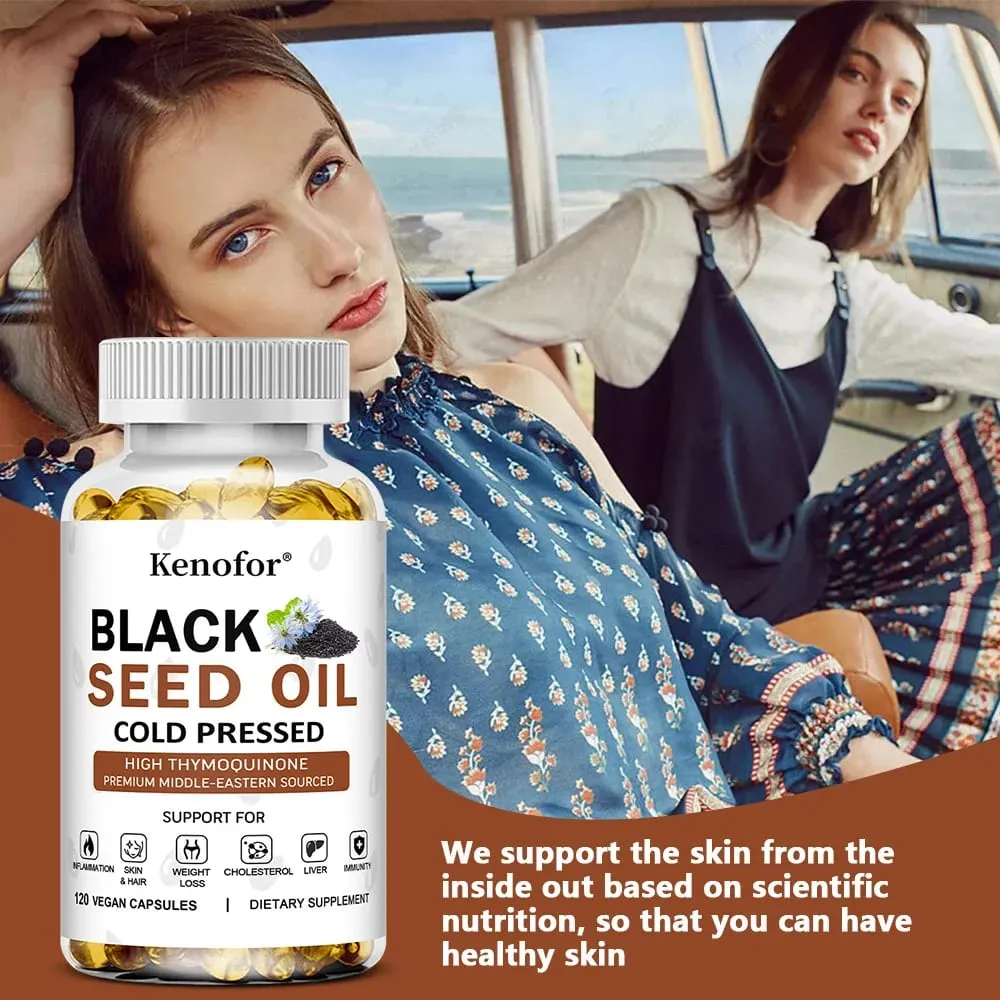 Black Seed Oil - Supports Immune Joint Digestive Hair Skin Health and Overall Health - Non-GMO Gluten Free Supplement — image 5