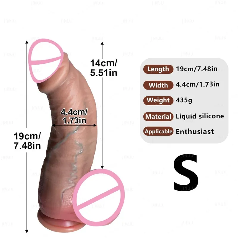 Realistico 3 Formati Fimosi Dildo Pene Realistico Molle Del Silicone Genitali Maschili Masturbazione Vaginale Ventosa Cazzo Donna Sesso Anale — image 9