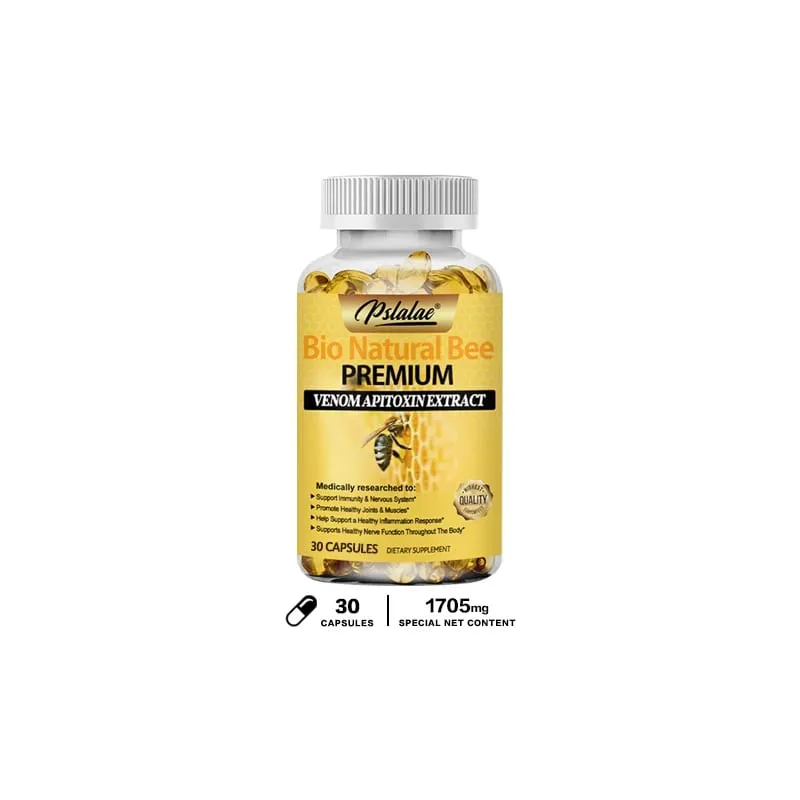 Natural Bee Capsules Enhance Immunity and Anti-oxidation Effectively Relieve Joint Inflammation 120 Capsules Non-GMO — image 7