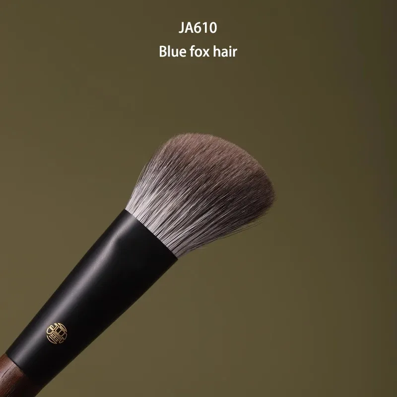 Professional Handmade Makeup Brushes 1PC Squirrel Fox Horse Goat Hair Angled Contour Brush Walnut Handle Make Up Brush — image 8