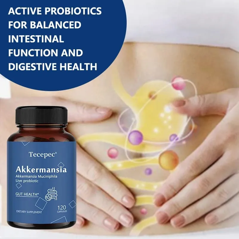 Akkermansia Muciniphila Active Probiotic Capsules Support Digestion Intestinal Health Promote Intestinal Flora Balance