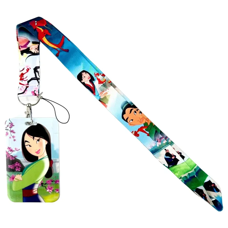 Anime Strap Lanyard for Keys Keychain Badge Holder ID Credit Card Pass Hang Rope Lariat Mobile Phone Charm Accessories — image 11