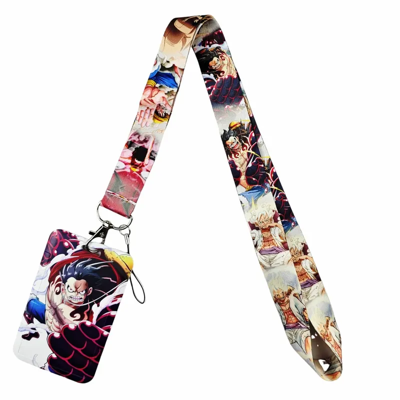 Anime Cartoon Credential Holder Keychains Neck Lanyard For Pass Card Anime Credit Card Holder Keychain Straps Wholesale — image 2