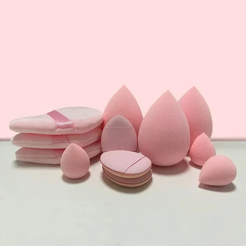 12Pcs Makeup Sponge Velvet Triangle Powder Puff Face Finger Puffs Mini Beauty Egg Liquid Foundation Tools Make Up Accessories — image 8