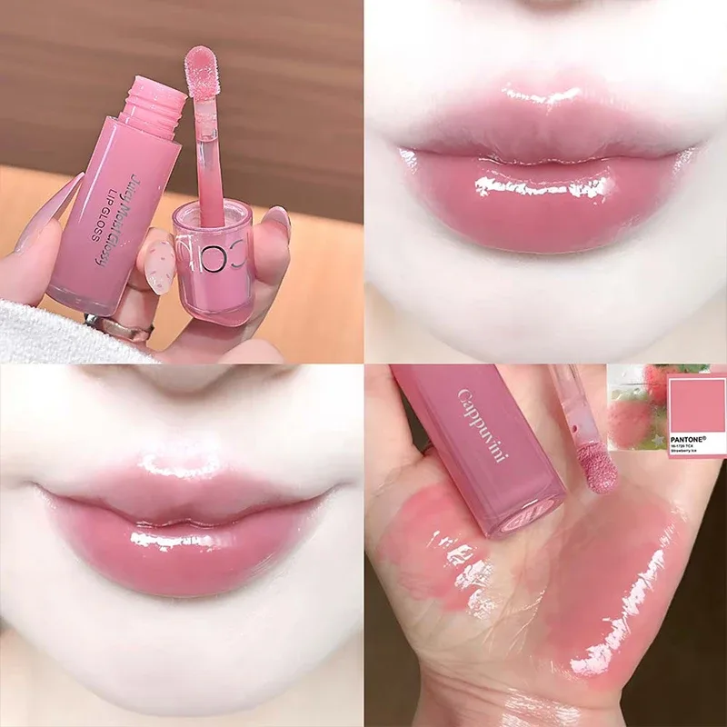 Juicy Lip Tint Glossy Lip Glaze Mirror Shine Liquid Lipstick Moisturizing Hydrating Lip Gloss Korean Beauty Cosmetics — image 8