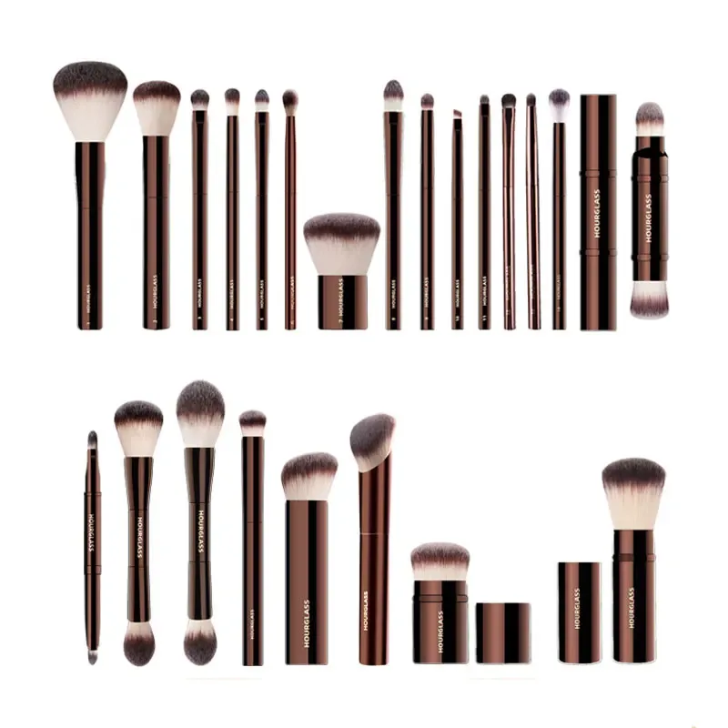 23pcs/set HG Metal Makeup Brushes set Powder Foundation Blusher Make Up Brush Kit Professional cosmetic tools Eyeshadow conceal — image 2