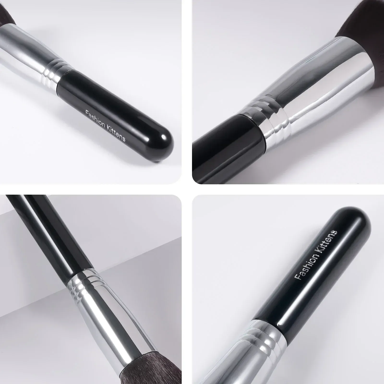 Powder Brush Professional Makeup Brushes Black Multifunctional Foundation Blush Sculpting Bronzer Brush Make Up Tools — image 6
