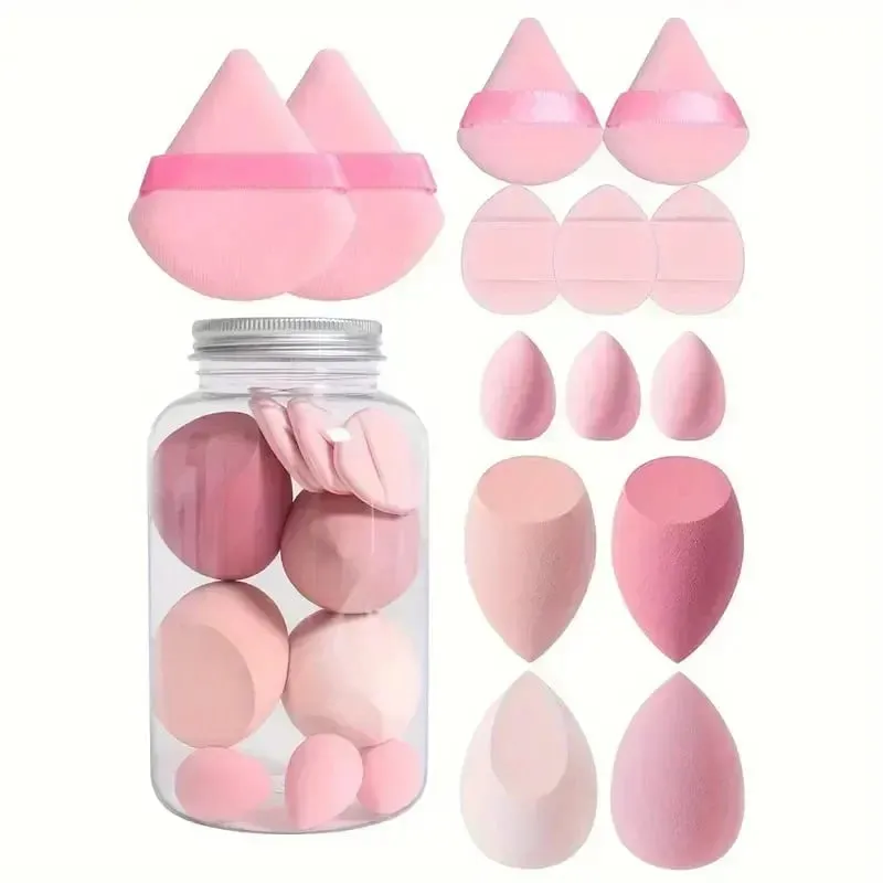 12/14Pcs Makeup Sponge Cosmetic Puff Foundation Sponges Blender Beauty Egg Powder Puffs Make Up Accessories Women Makeup Tools — image 2