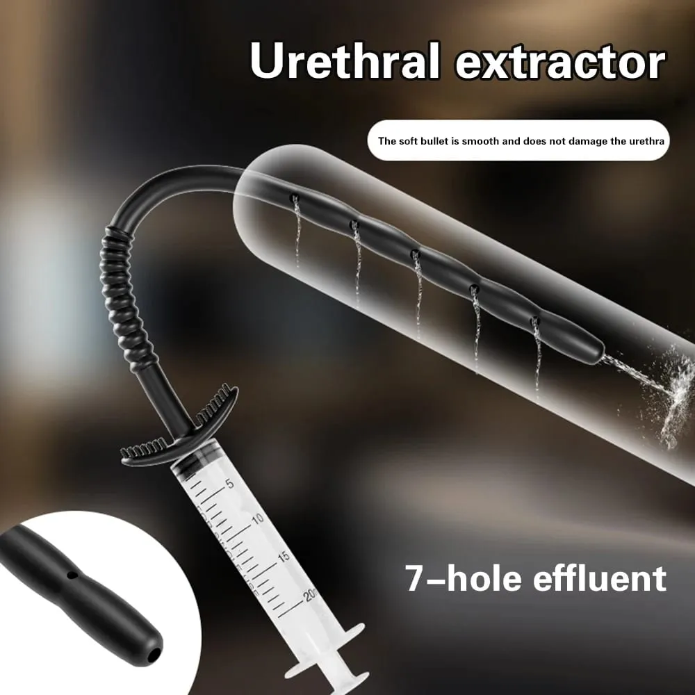 Silicone Horse Eye Stick Urethral Catheter Dilator Penis Massage Stimulation Adult Toy Sounding Plug Insert Sex Toys for Men Gay — image 5