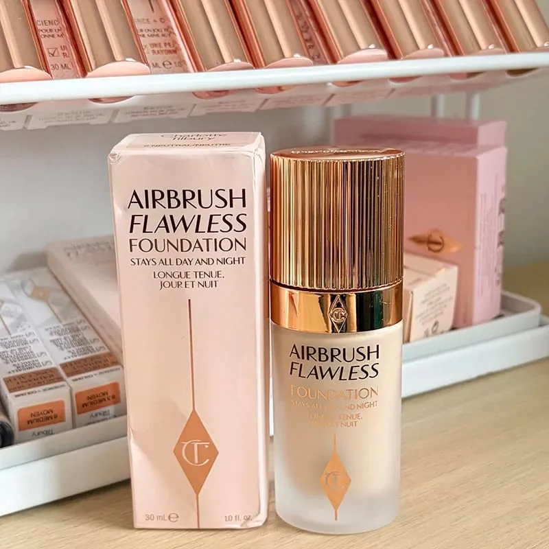 Charlotte Tilbury CT Makeup Set Base Makeup Antioxidant Powder Smooth Fine High Waterproof Skin-nourishing Essence Foundation — image 8