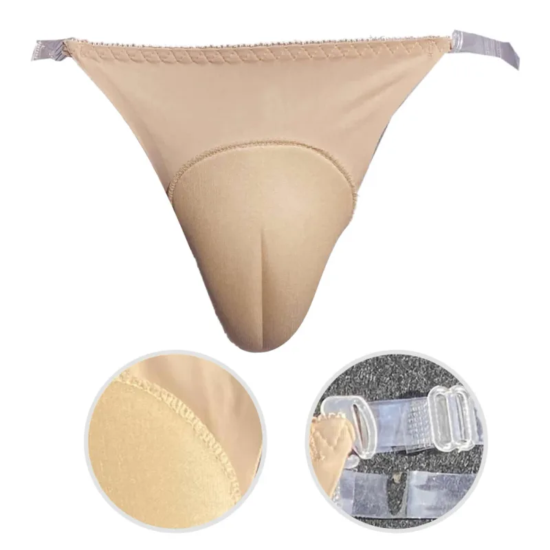 Hiding Gaff Panties Men Underwear Breathable Briefs Camel Lingerie Sexy Shaping Briefs Transgender Lightweight — image 5