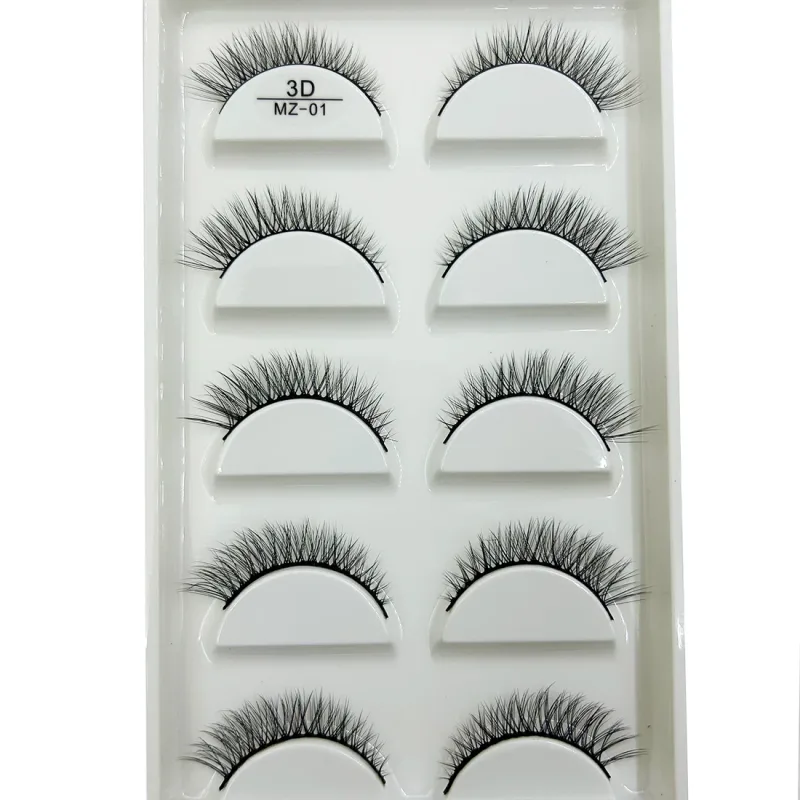 New 28 Style 5 Pairs Natural Mink False Eyelashes Makeup Eyelash Extension Fake Eye Lashes Faux Cils Make Up Beauty Cilios — image 10