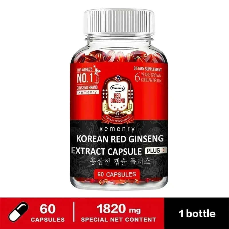 Korean Red Ginseng Supplement - Supports Overall Health Boosts Energy Production Relieves Stress and Strengthens ImmunitySupp — image 8