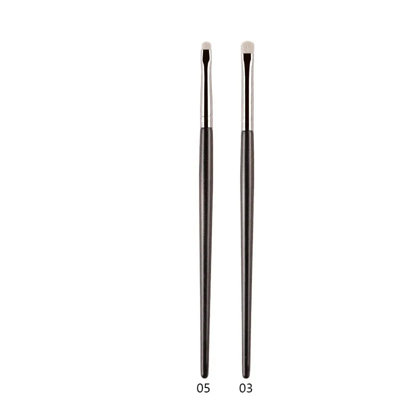1pc White Pony Hair Eyeshadow Makeup brushes Small Smudge Precision Crease Detail Bevel Eye Shadow Make up brush Liner Lip — image 19
